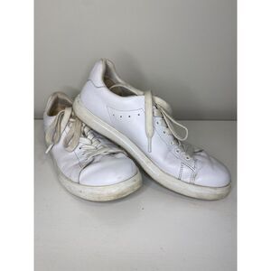 Tory Burch Howell Court Sneakers Womens 8 White Gold